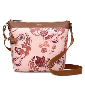 Radley London Heritage Flower Multiway Zip Closure Crossbody Womens Bag NEW